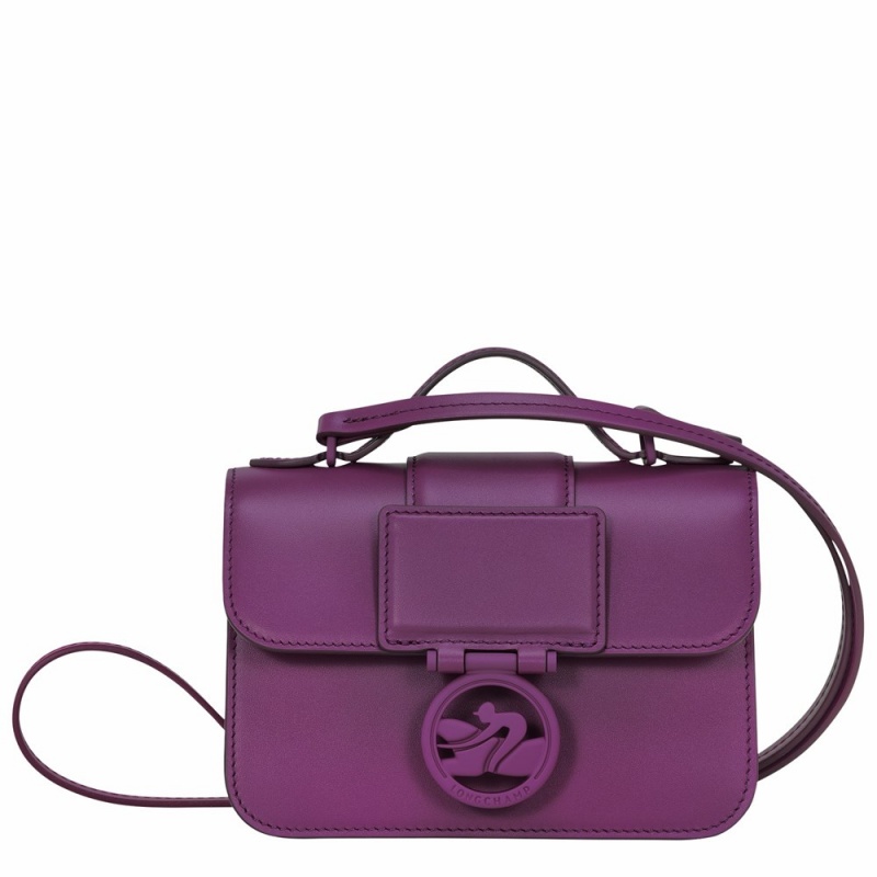 Purple Longchamp Box-Trot XS Women's Crossbody Bags